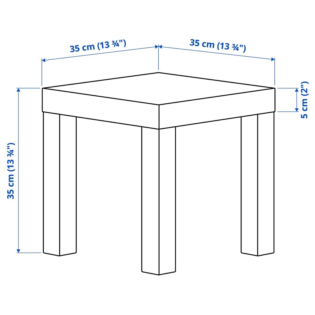 LACK Side table - white 35x35 cm - image 7