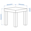 LACK Side table - white 35x35 cm - image 7