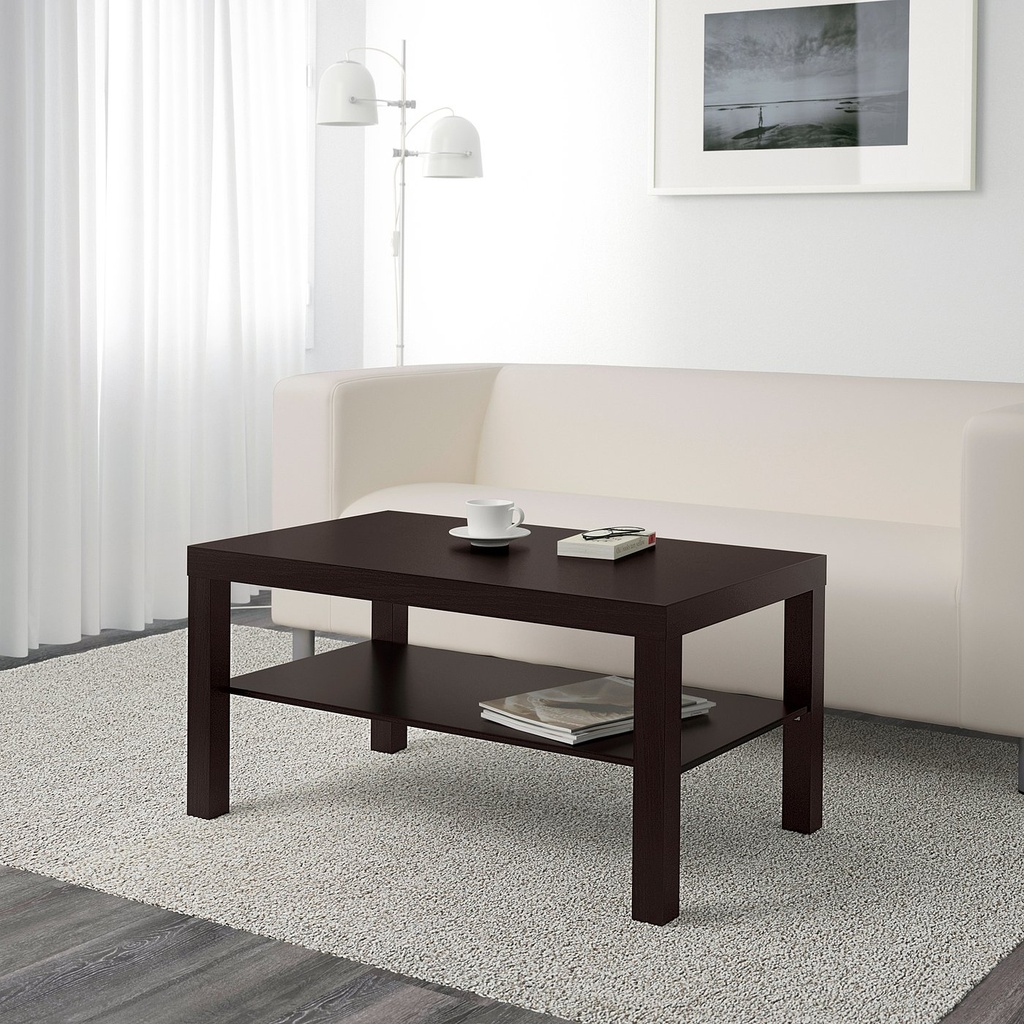 LACK Coffee table - black-brown 90x55 cm - image 2