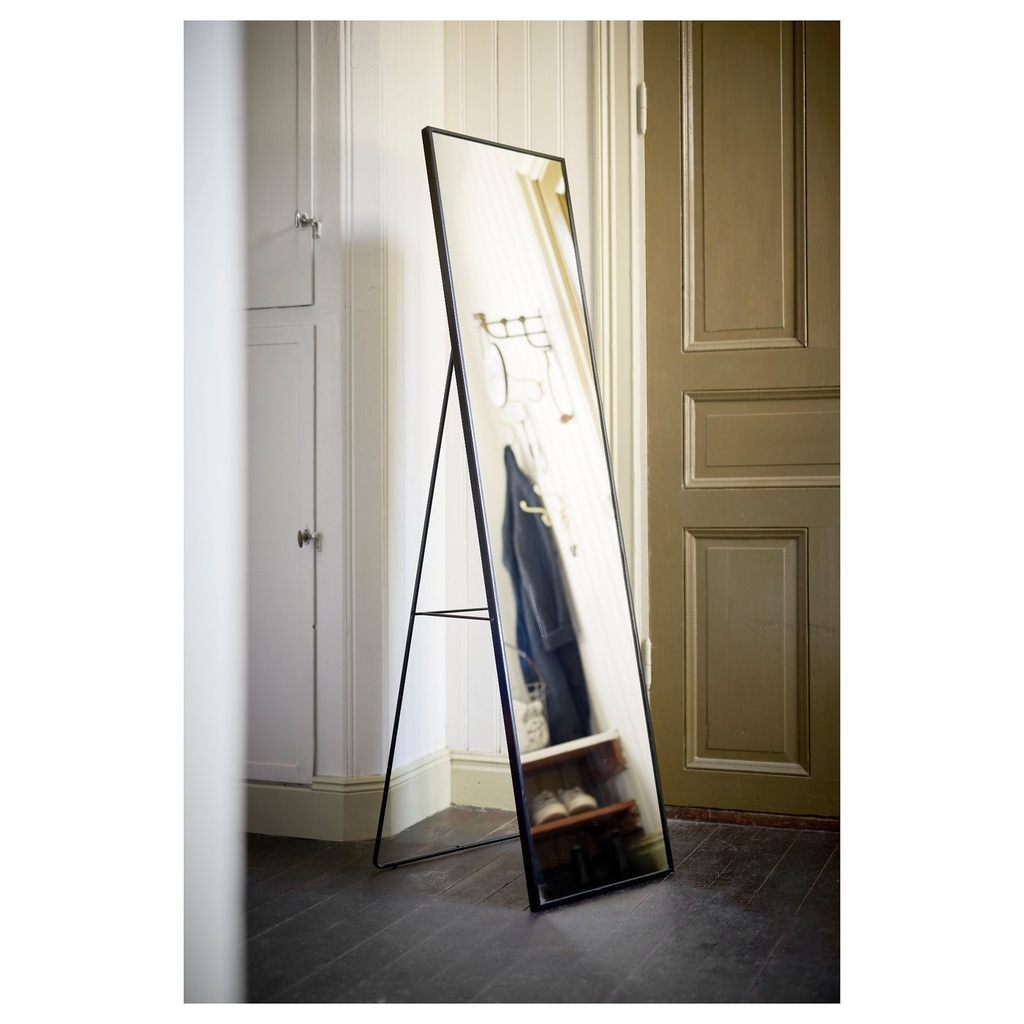 KARMSUND Standing mirror - black 40x167 cm - image 3