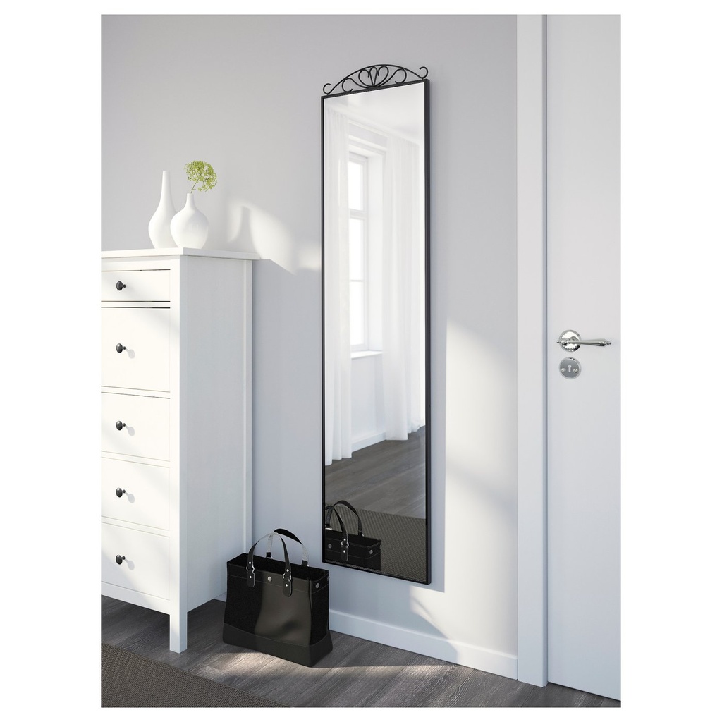 KARMSUND Standing mirror - black 40x167 cm - image 4