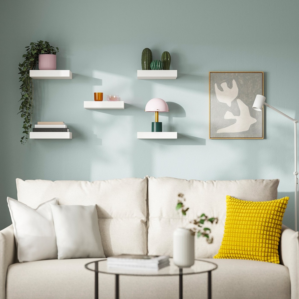 LACK Wall shelf - white 30x26 cm - image 2