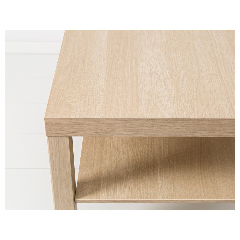 LACK Coffee table - white stained oak effect 90x55 cm - image 4