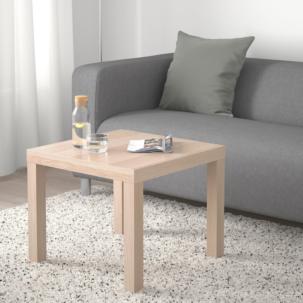 LACK Side table - white stained oak effect 55x55 cm - image 2