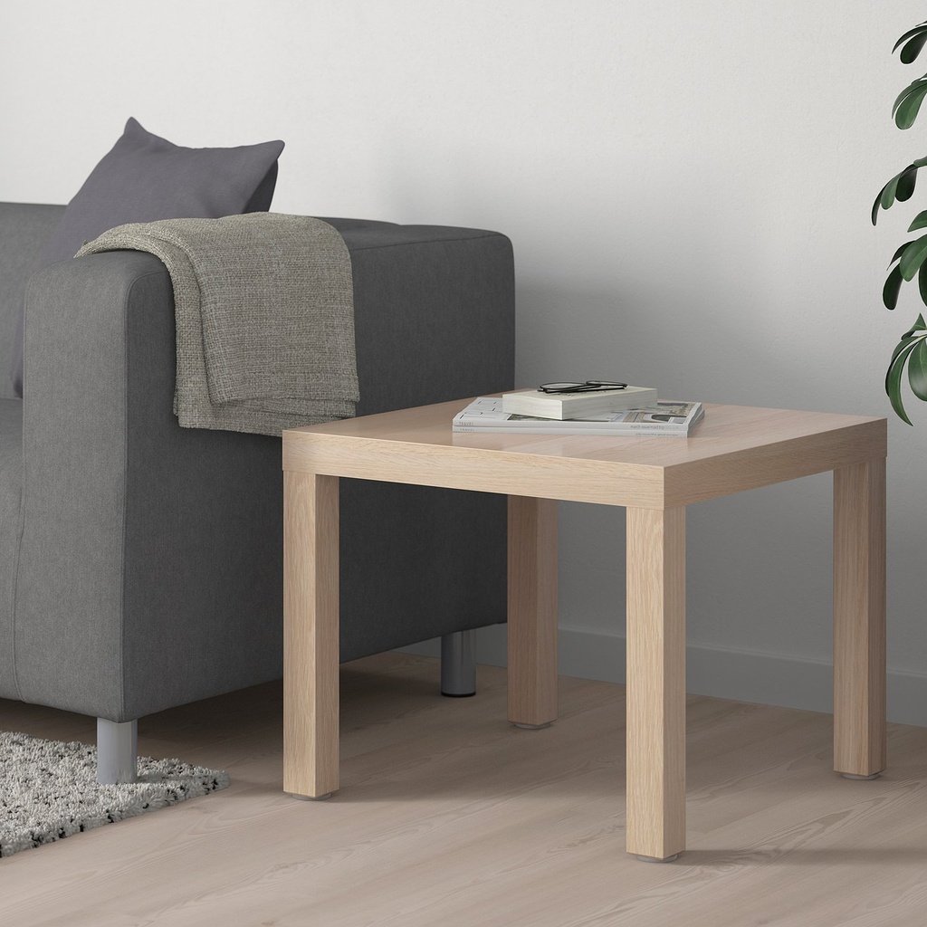 LACK Side table - white stained oak effect 55x55 cm - image 3