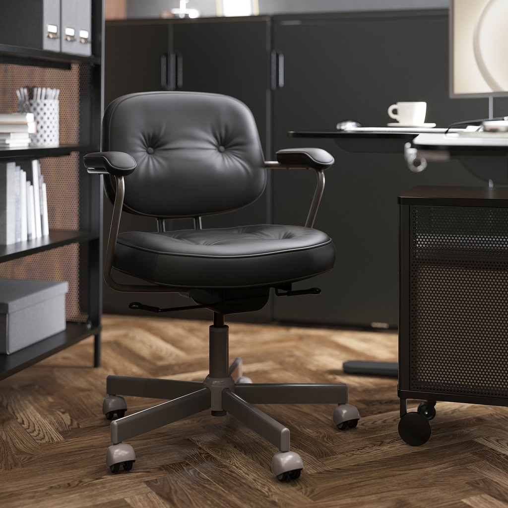 ALEFJÄLL Office chair - Glose black - image 4