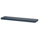 LACK Wall shelf - black-blue 110x26 cm
