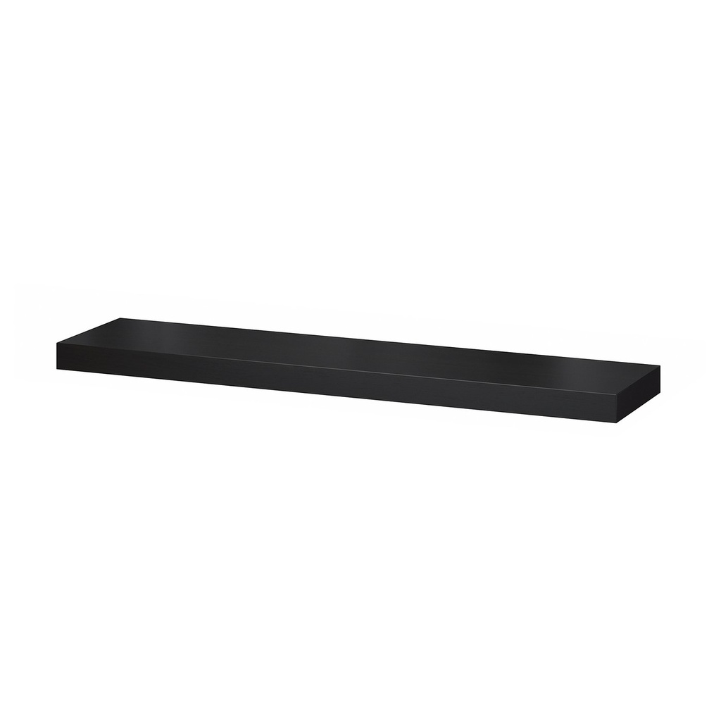 [40103633] LACK Wall shelf - black-brown 110x26 cm