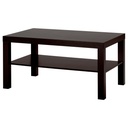 LACK Coffee table - black-brown 90x55 cm