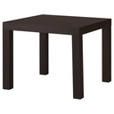 LACK Side table - black-brown 55x55 cm