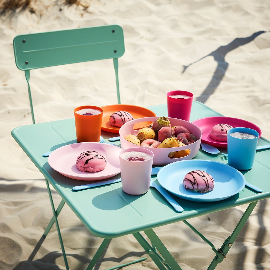 [20617389] MARULK 21-pieces picnic set - pink/blue