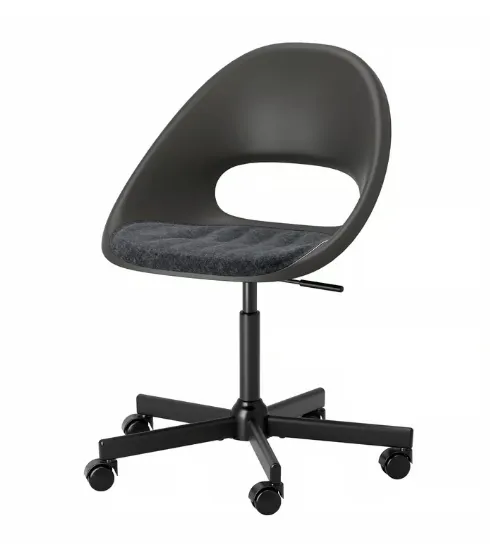 ELDBERGET / MALSKAR Swivel chair + pad