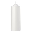SMÅLOM LED pillar candle - battery-operated white 19 cm