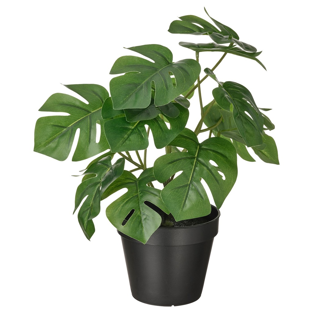 [60615232] FEJKA Artificial potted plant - in/outdoor Monstera 12 cm