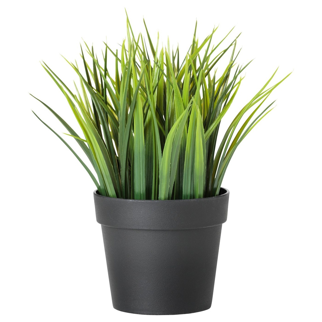 [50621002] FEJKA Artificial potted plant - in/outdoor grass 9 cm