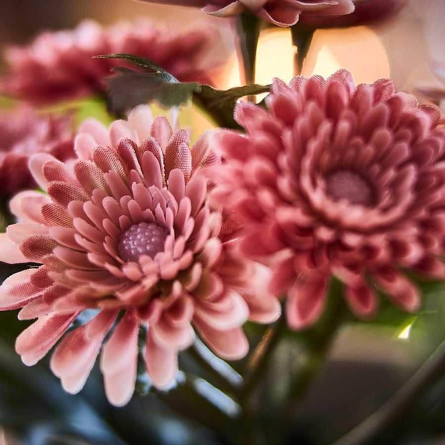 [20631210] FEJKA Artificial potted plant - in/outdoor/Chrysanthemums pink 9 cm
