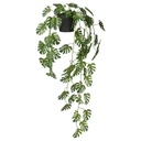 FEJKA Artificial potted plant - in/outdoor hanging/Monstera 9 cm