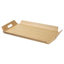 SILVERHAJMAL Tray - bamboo 58x38 cm