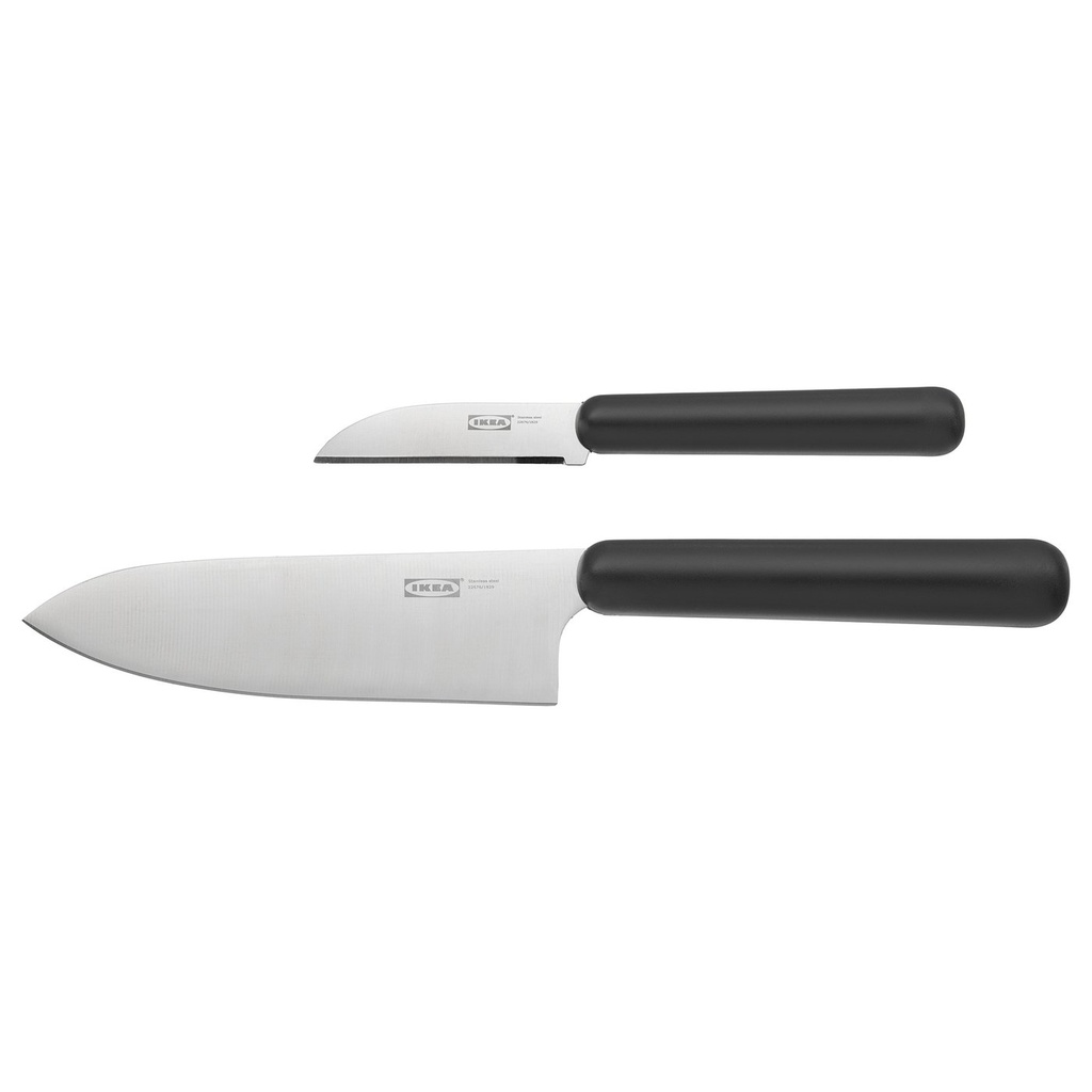 [00436790] FÖRDUBBLA 2-piece knife set - grey