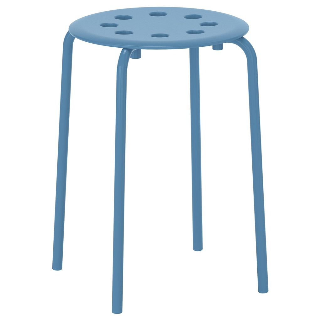 [50605238] MARIUS Stool - blue 45 cm