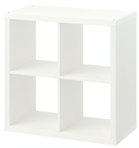[20275814] Shelving unit, white, 77x77 cm