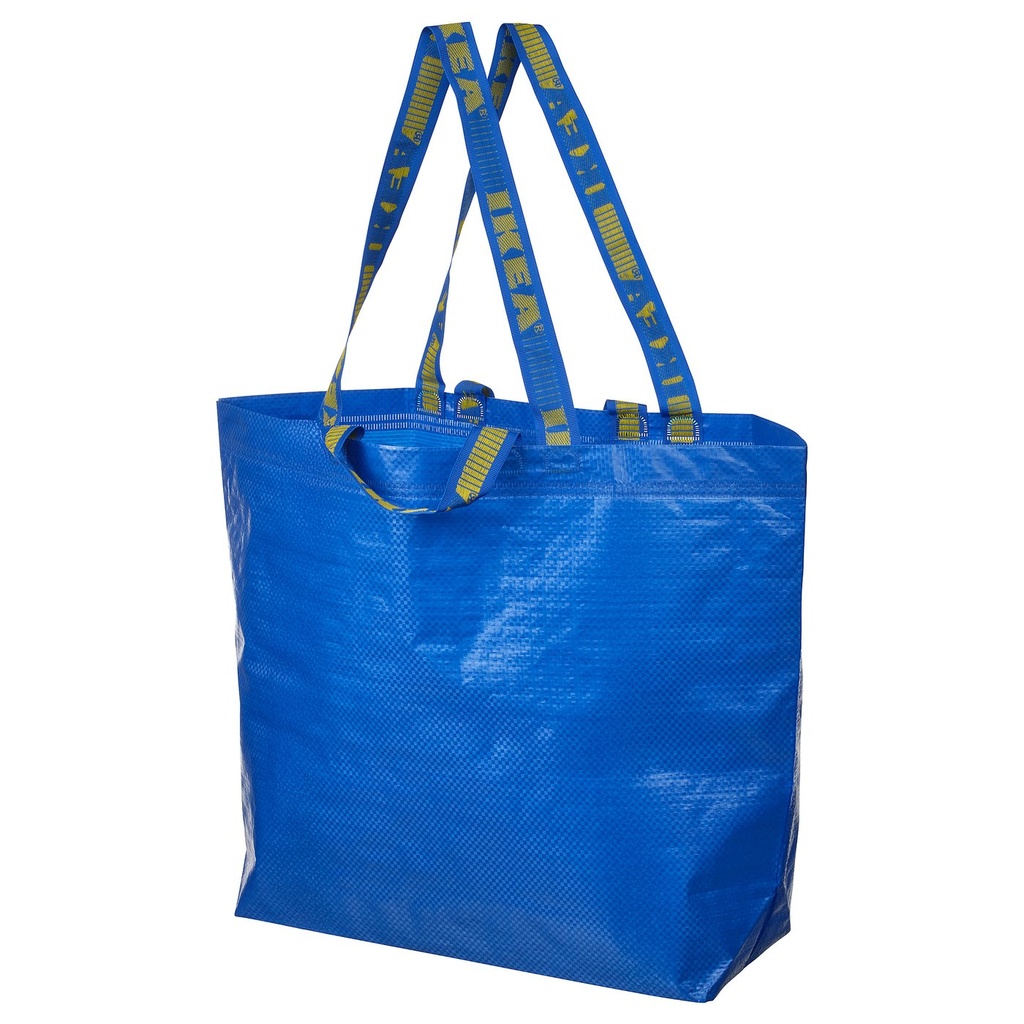 [60611111] FRAKTA Carrier bag, medium - blue 45x18x45 cm/36 l