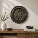 Cordal Wall Clock Dia 76cm - Black